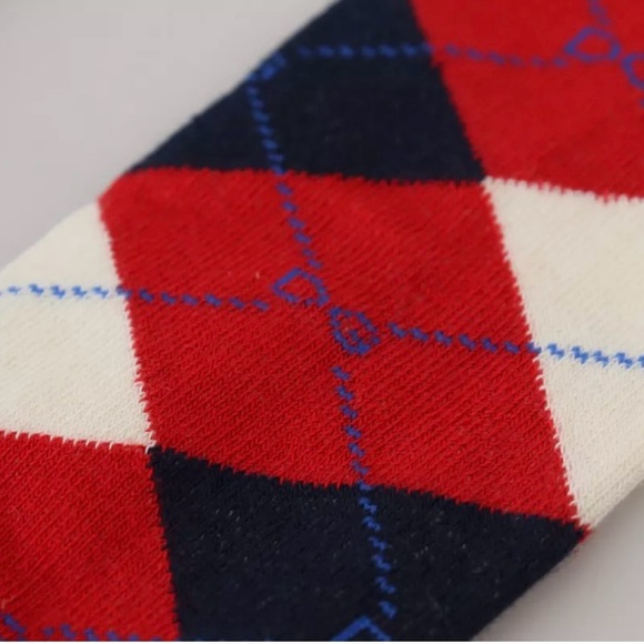 DOLCE & GABBANA KIDS Checked stretch cotton-blend tights - Picture 9 of 9